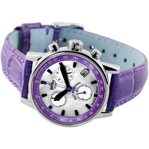 Elly Beinhorn Chronograph Violett liegend